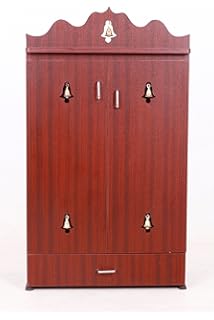 3 Feet Pooja Cabinet in Rosewood Color