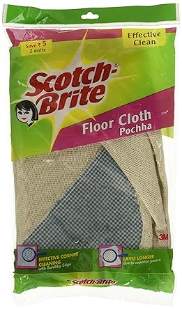 Scotch Brite Floor Cleaning Cloth (Pochha), 2 Pieces Pack