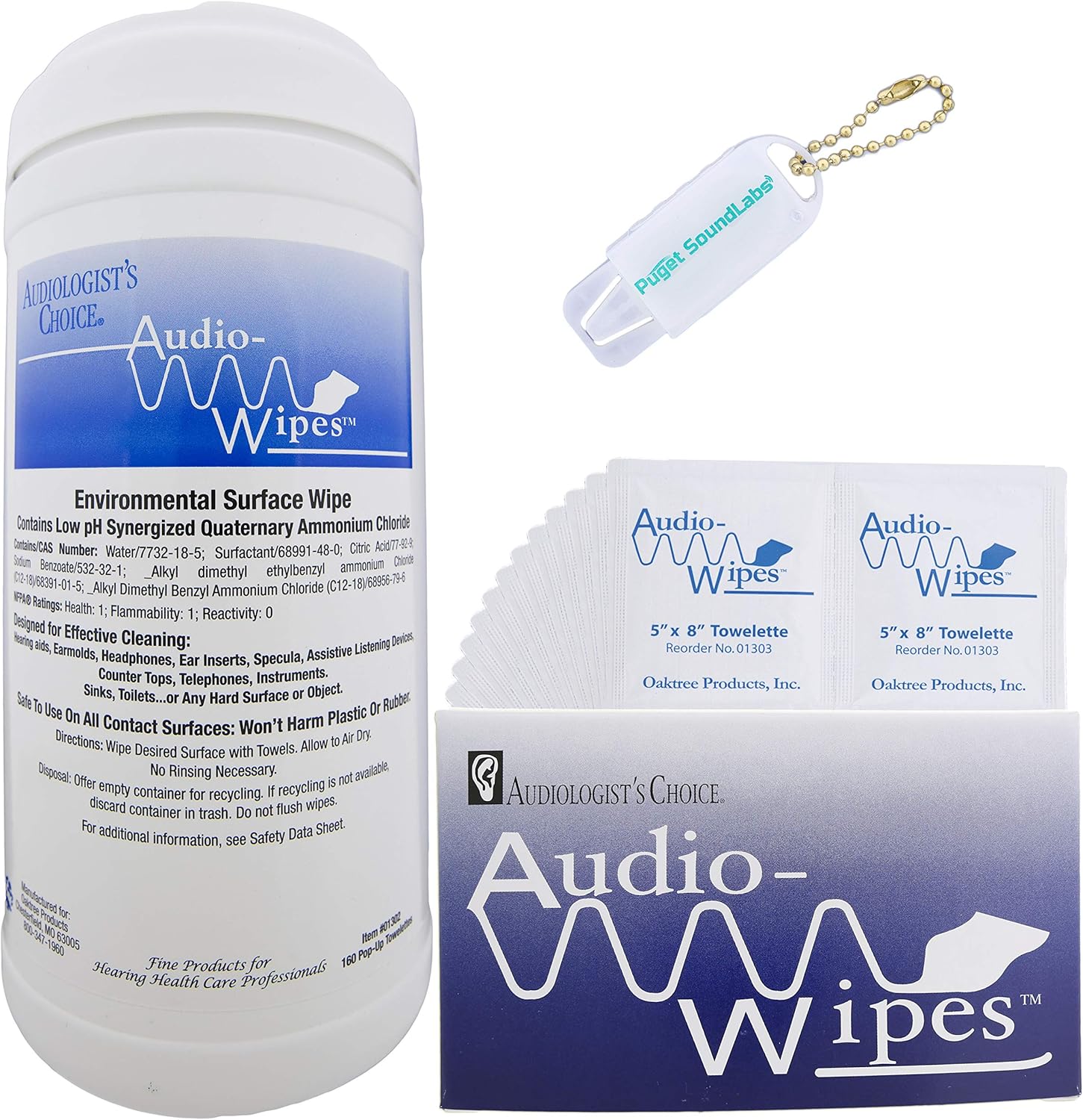 Audio Wipes for Hearing Aids Hearing Aid Wipes Bundle 160