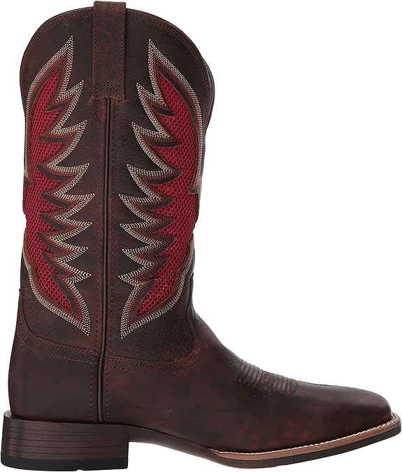 venttek ultra narrow square toe western boot