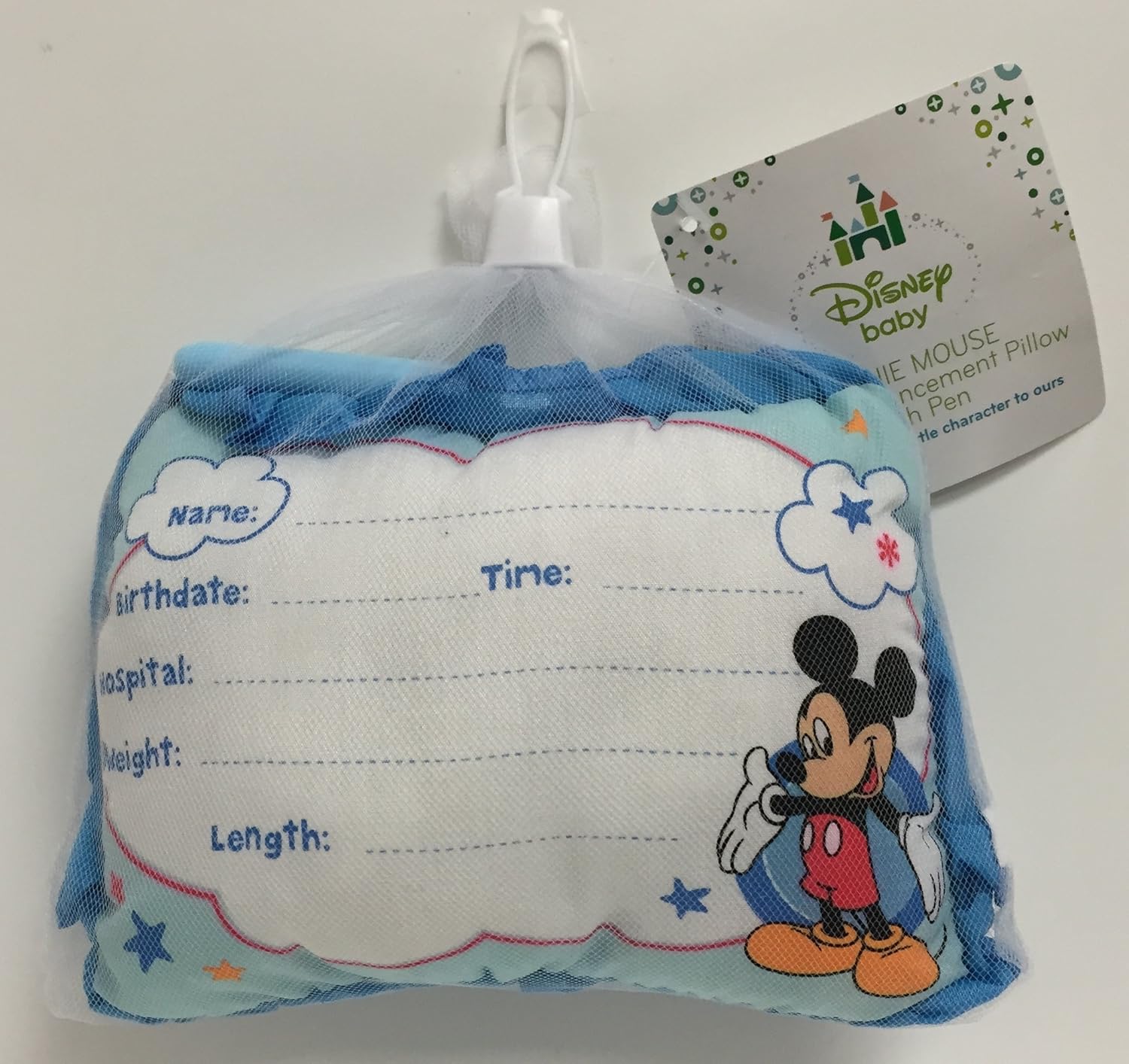 mickey mouse birth announcement