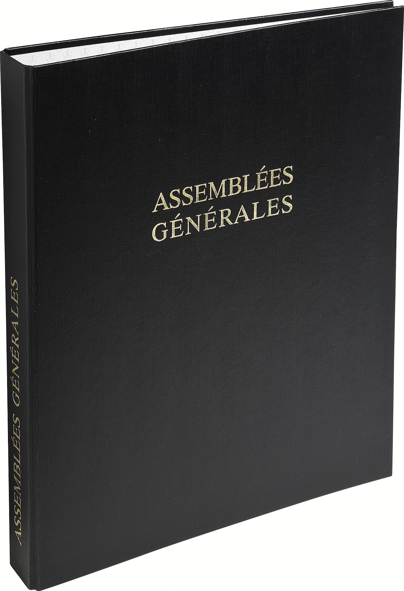 le dauphin - Ref. 831D - 1 GENERAL ASSEMBLY black binder - 4 rings - Spine 37 mm - Plastic cover, paper inside. delivered empty without refill - Vertical format 29.7x21cm A4