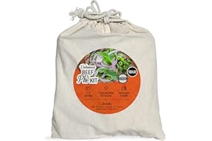 Get Cultured Box DIY Beef Pho Kit (Phở Bò), Make Authentic Vietnamese Beef Noodle Soup Broth, Includes Herb Bag, Rice Noodles & Condiments (Not Included: Protein & Garnish), 5-6 Servings