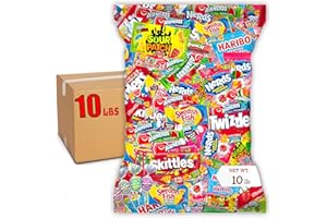 MUNCHBOX Bulk Candy Variety Pack - 10 lb Candy - Candy Bulk Individually Wrapped Candy- Halloween Candies - Trick Or Treat Candies - Piñata Filler Stuffers - Pinata Candy Stuffers - Candy Party Favors