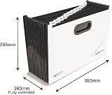 Rapesco 1624 SupaFile Plus 13-Section A4+ Desktop Expanding File White view 5