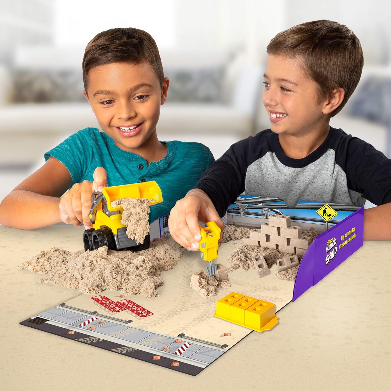 kinetic sand digger set