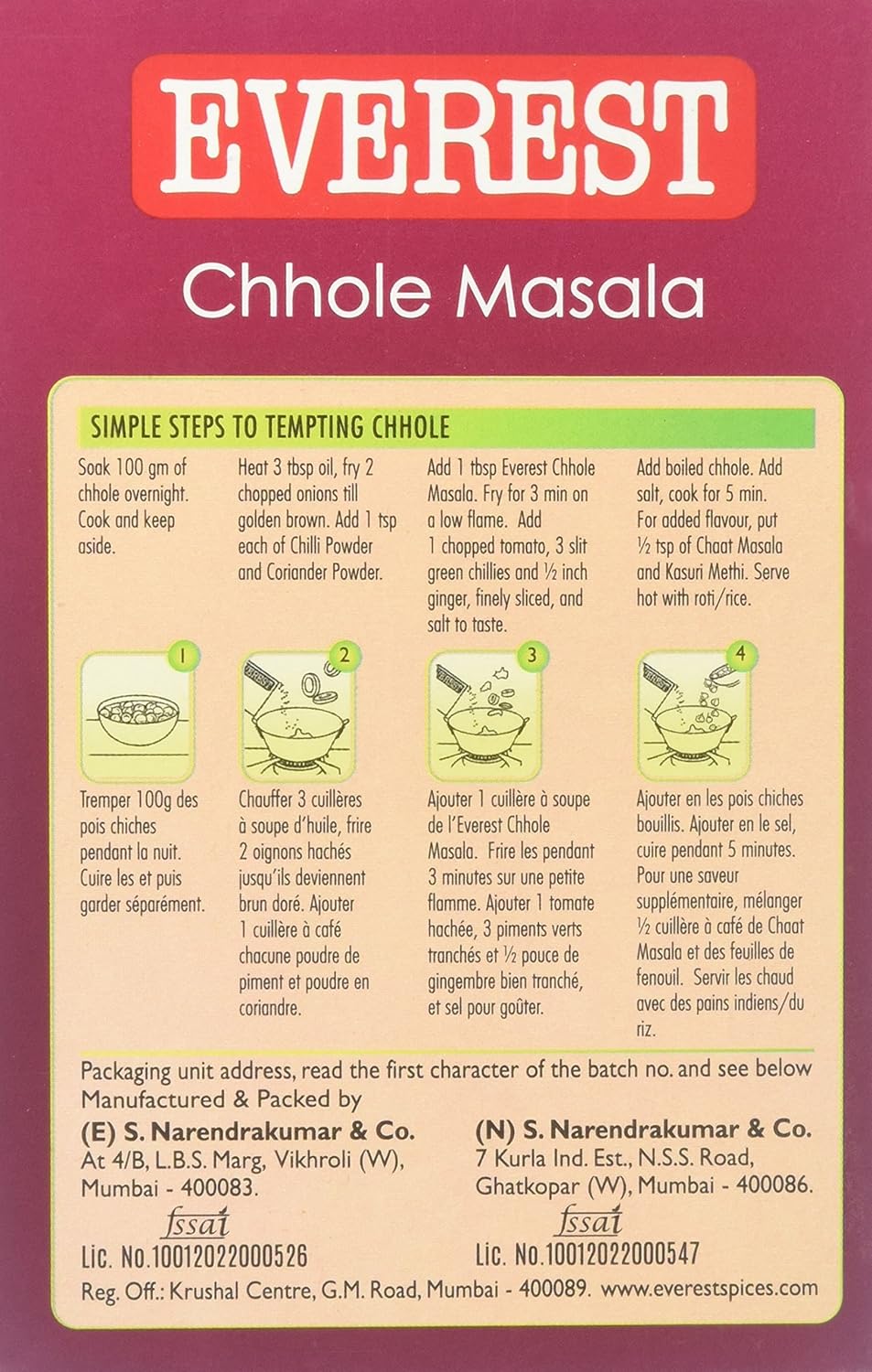 Everest chole masala price Outlet