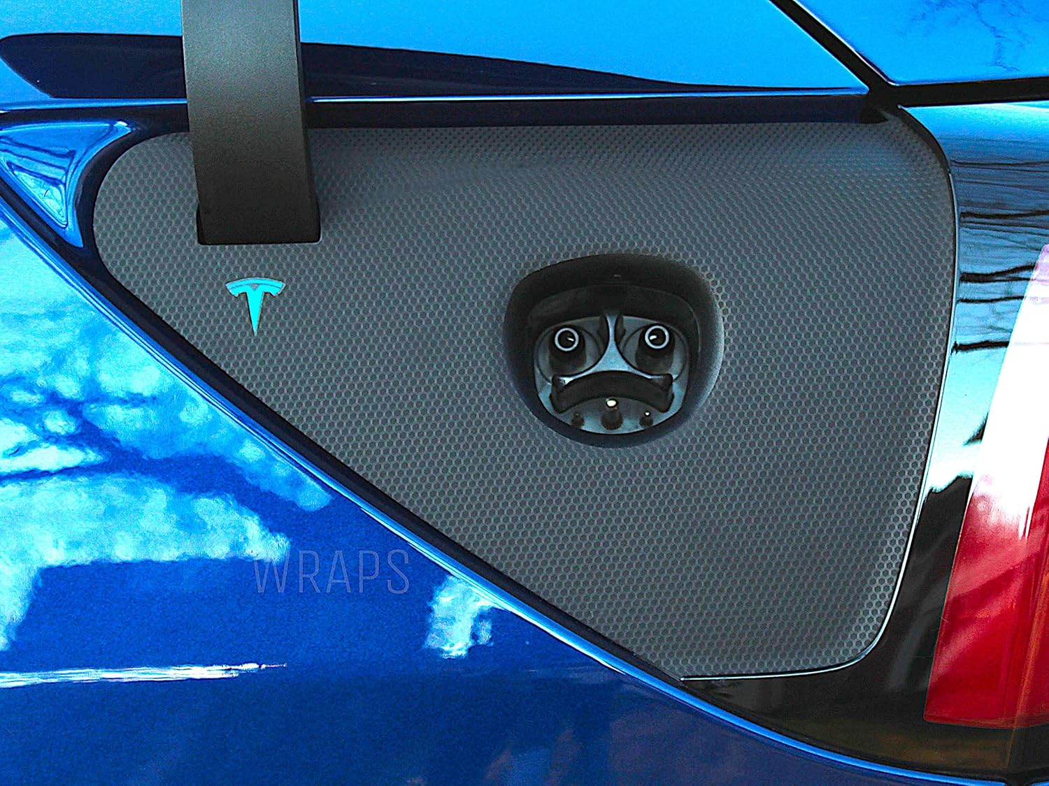 EV Wraps Tesla Model 3 / Model Y Charging Port Wrap (Matrix