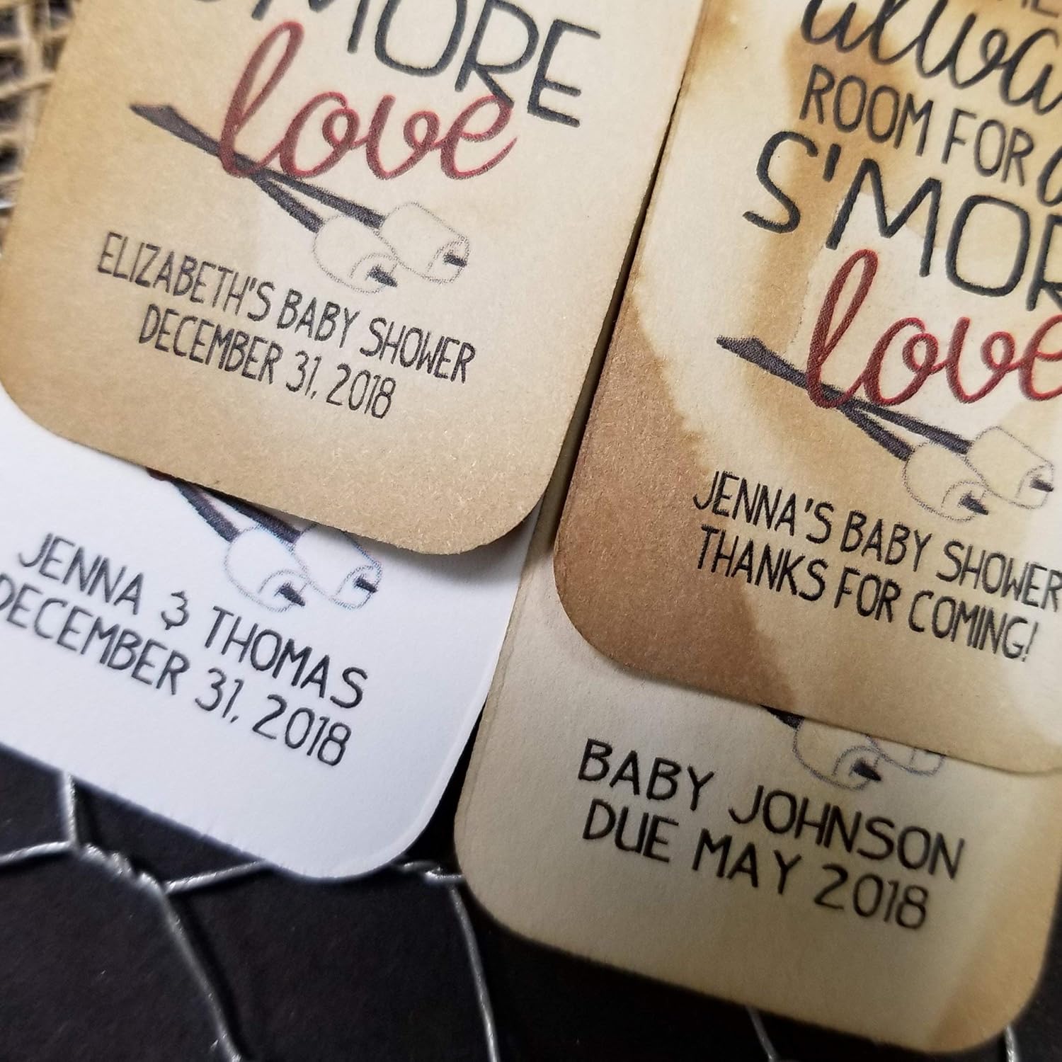 Theres Always Room For Smore Love Personalized White Or Tea Stained theres-always-room-for-smore-love-personalized-white-or-tea-stained