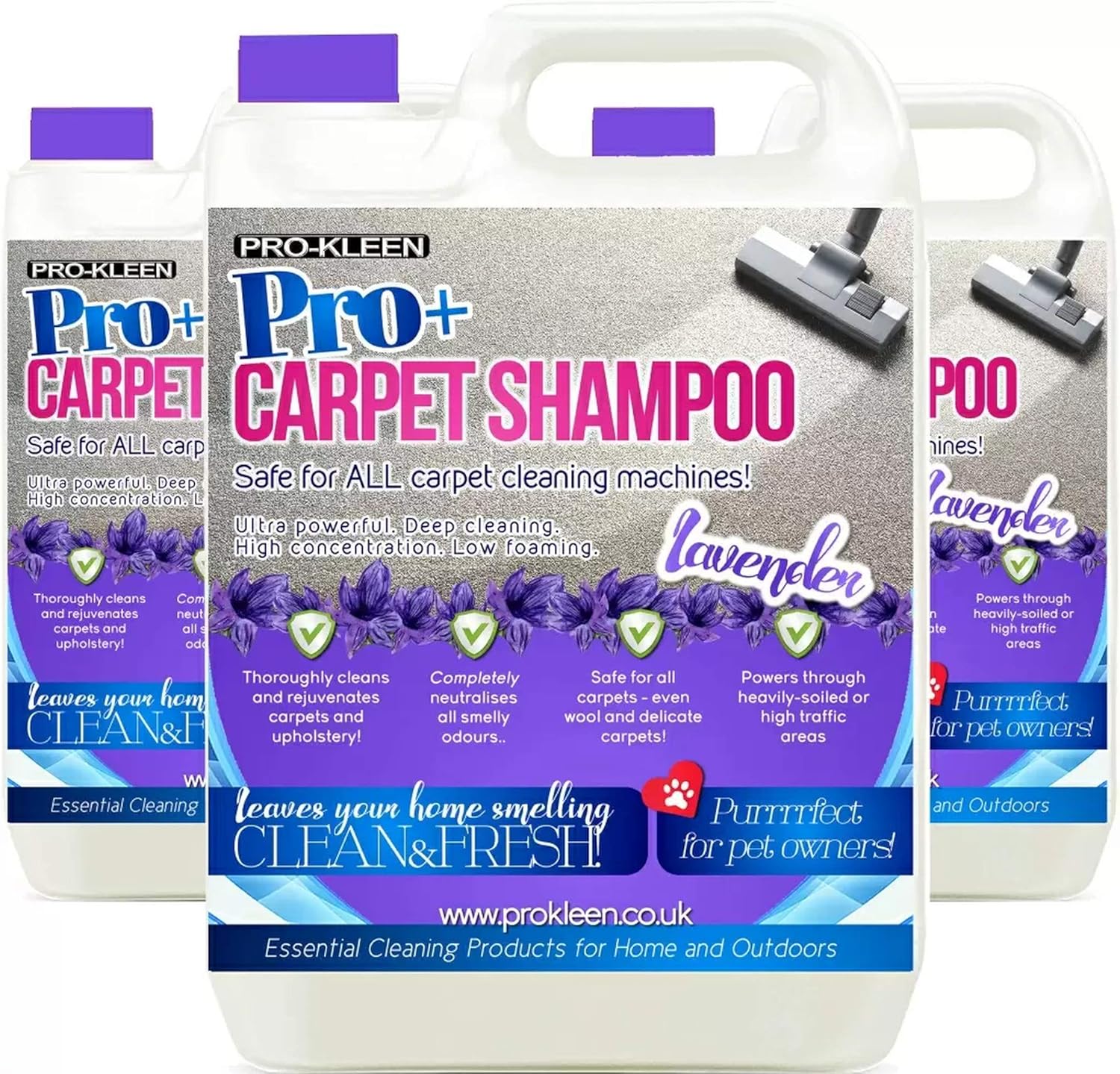 ProKleen Pro+ Carpet Shampoo and Upholstery Cleaning Solution 4 in 1