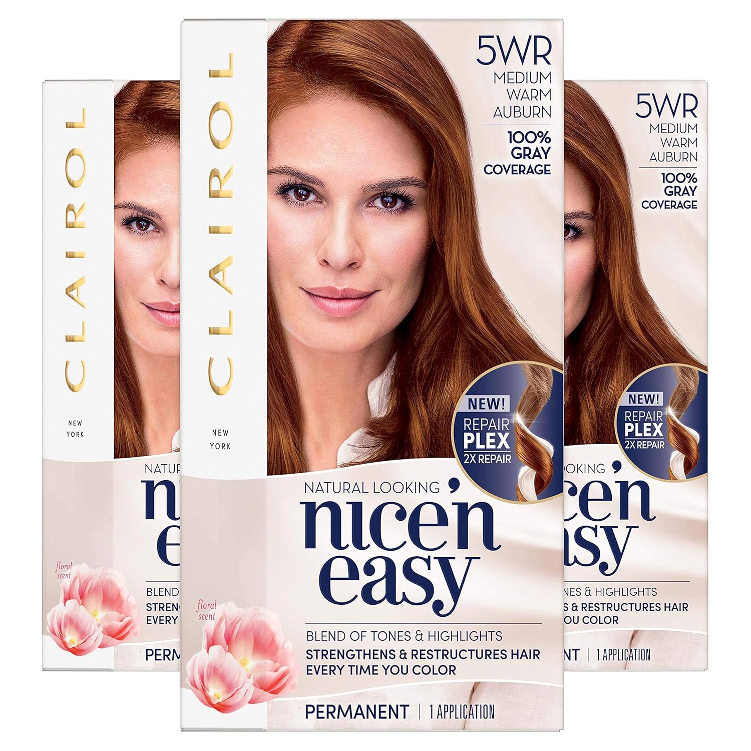 Clairol Nice N Easy Permanent Hair Color 5wr Medium Warm Auburn