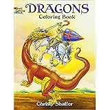 Fanciful Fairies and Dazzling Dragons Coloring Book (Dover Coloring