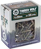 Timber Wolf TW50070 Woodscrews 5.0 x 70mm Zinc Yellow Box 100 view 1