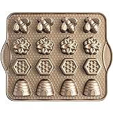 Nordic Ware Busy Bee Bitelet, 1.75 Cup Capacity, Toffee