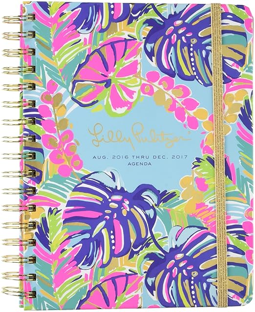 Lilly Pulitzer Large 17 Month 2016-2017 Agenda, Exotic Garden (162019