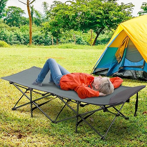 Camabel Folding Camping Cots for Adults Heavy Duty 79”x31” Extra