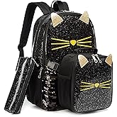 Meetbelify Backpack for Girls Backpacks for Elementary Preschool Students Kids School Cute Backpack with Lunch Box
