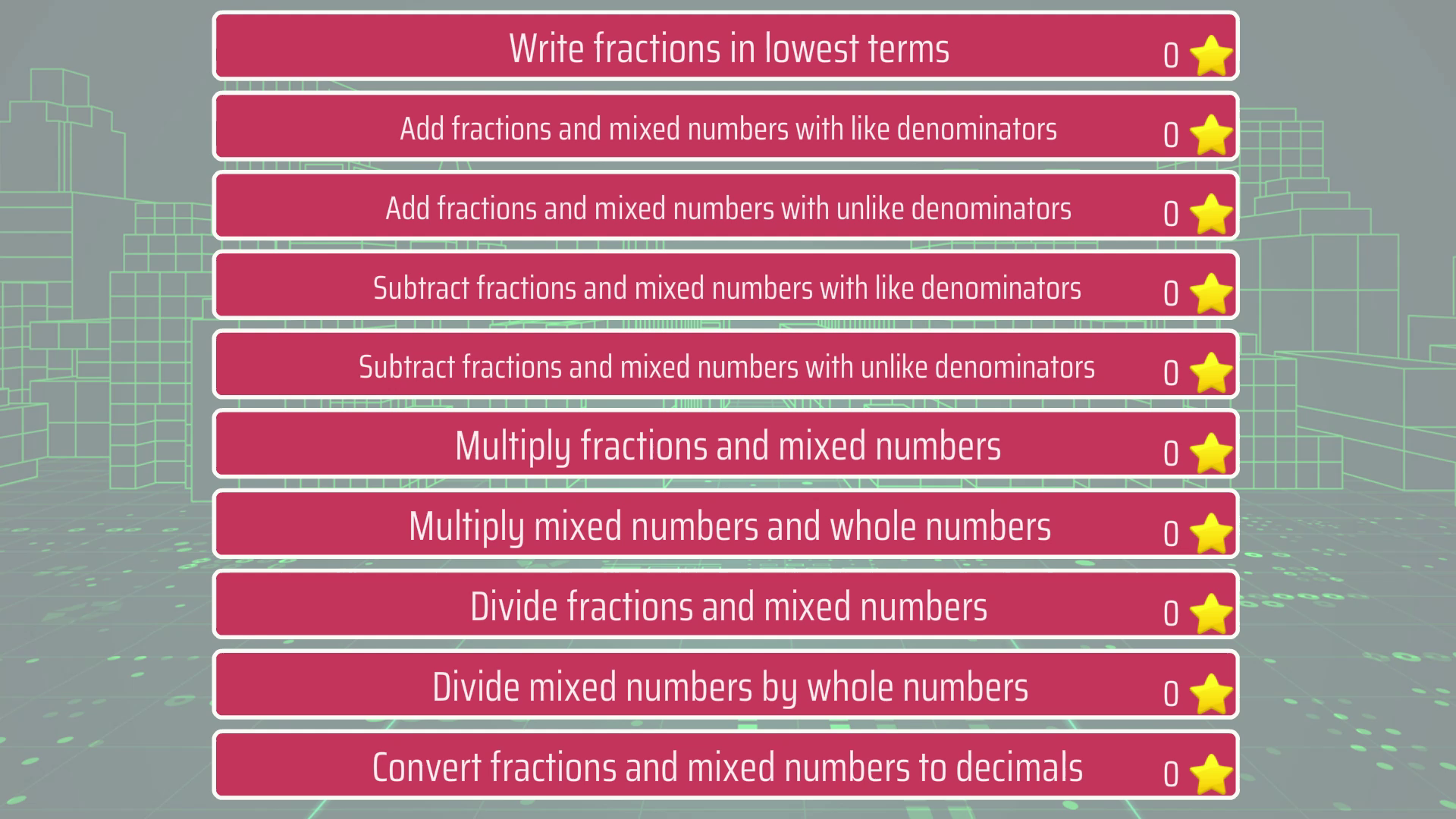 Fractions and mixed numbers - 6th grade math - App on Amazon Appstore
