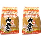 Shirakiku Miso Shiro (white) Soy Bean Paste, 35.27-Ounce Bags (Pack of 2)