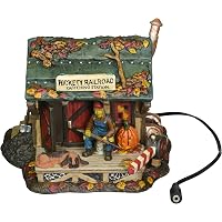 Department 56 Snow Village Halloween 'The Silver Bullet' – 25th Anniversary Limited Edition