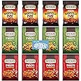 Snyder's of Hanover Pretzel Pieces, Spicy Variety 12 Pack bundled by SUPERDEALS 4 Nashville Hot, 4 Jalapeno, 4 Hot Buffalo Wing Pretzels, 2.25 Oz each bag, total 27 Ounces with mystery gift in every order