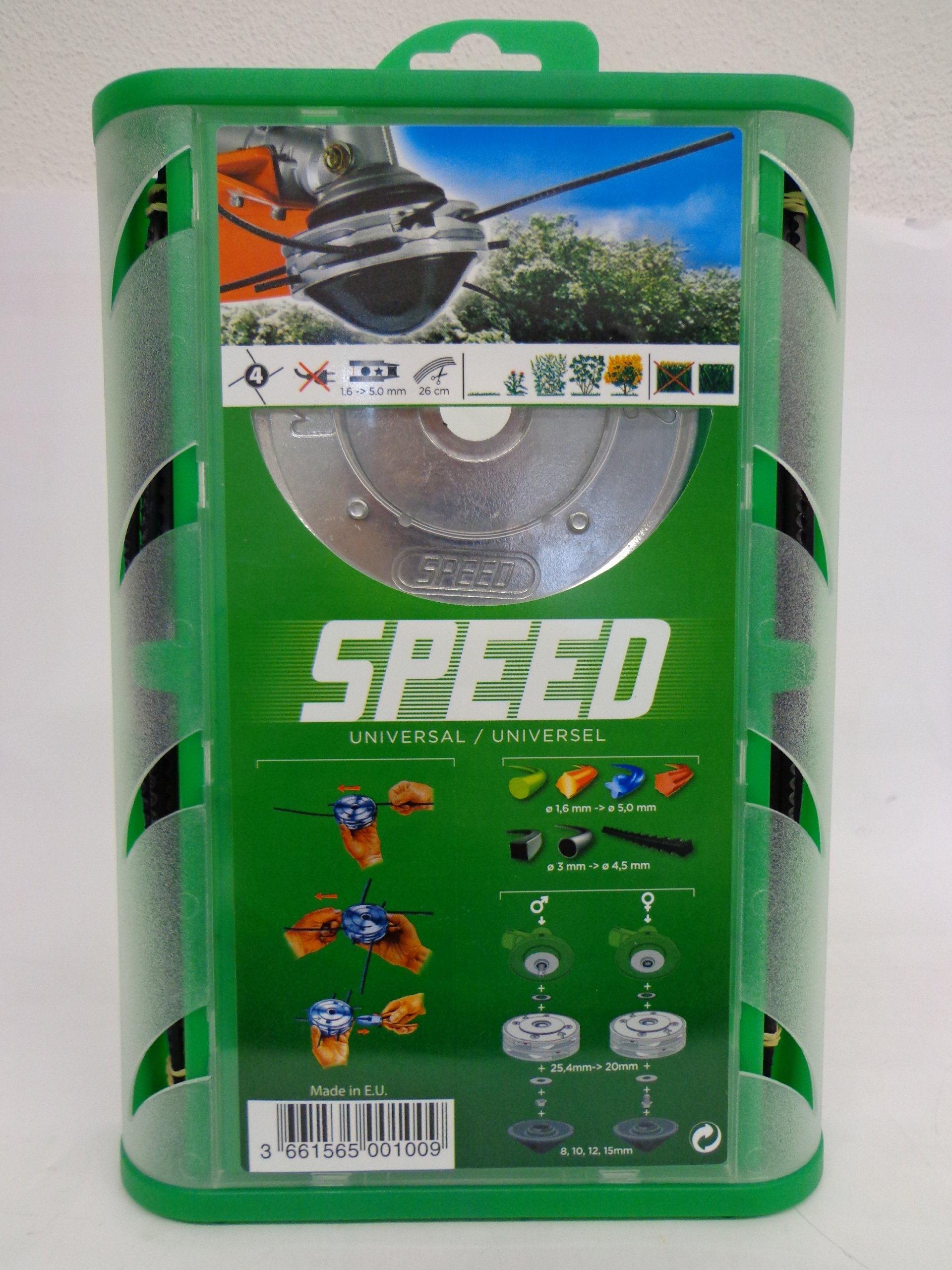 Ratioparts 4mm Nylon Saw Thread with 4 Cutting Threads Aluminium Thread Cutter - Silver