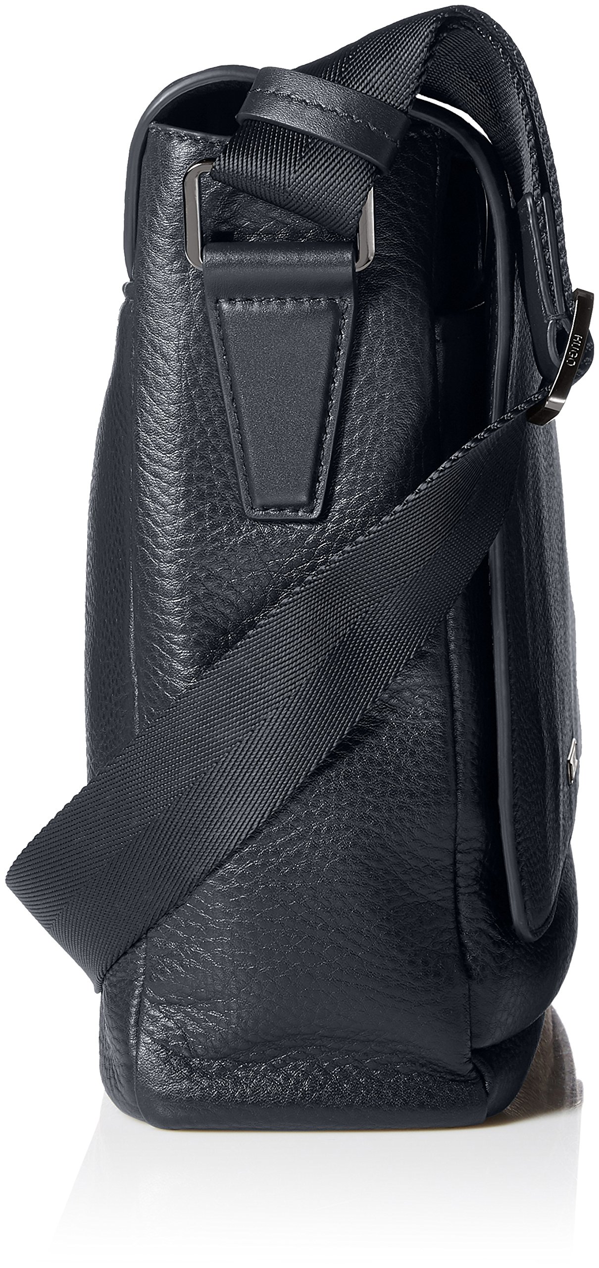 Galleon HUGO By Hugo Boss Men's Element Leather Flap Messenger Bag