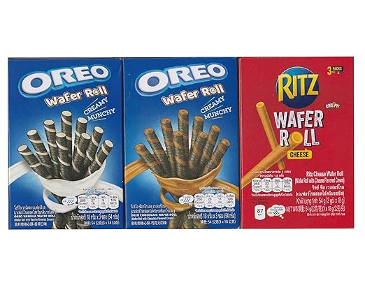 Oreo Wafer Roll \u0026 RITZ Cheese Wafer 