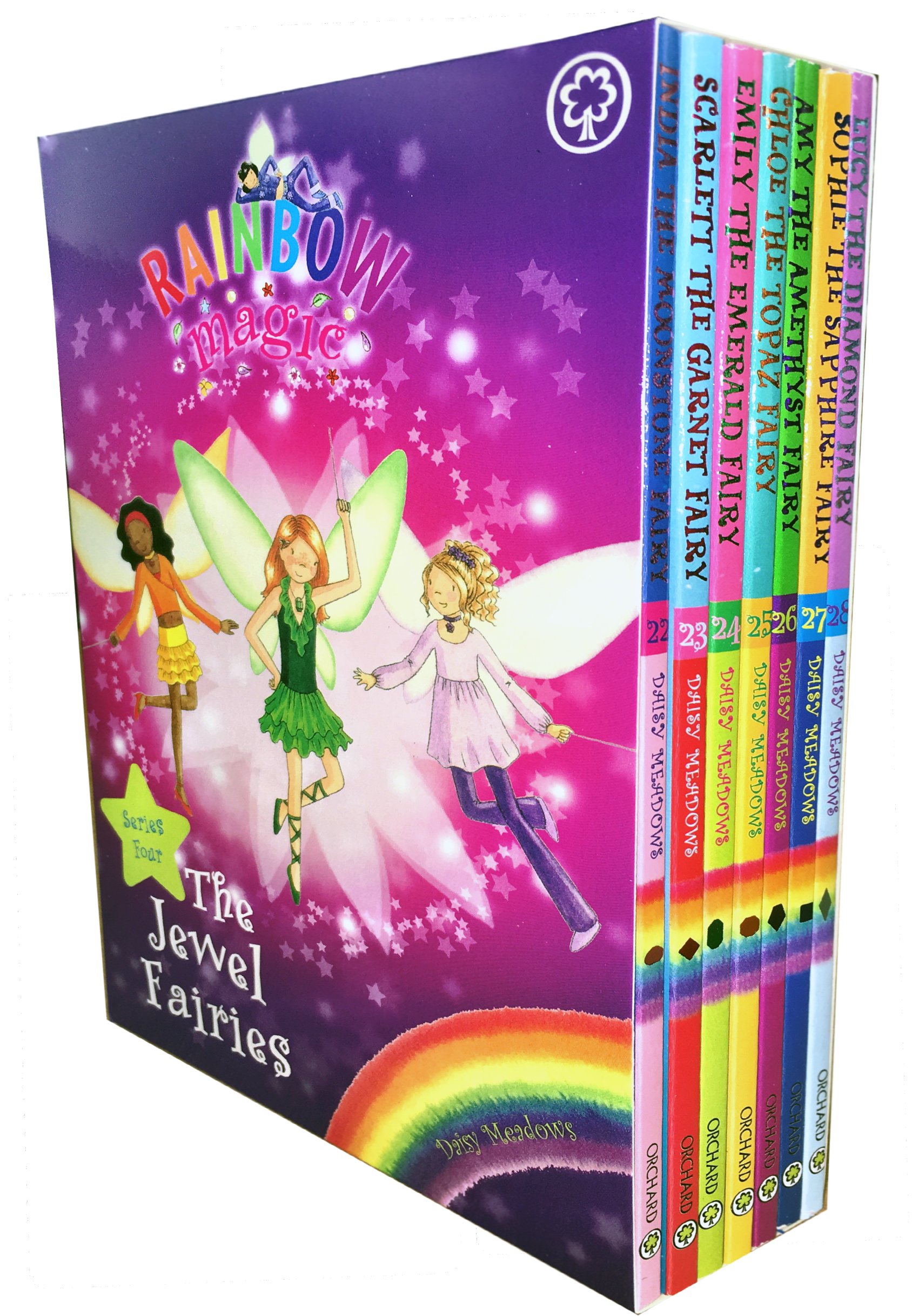 Rainbow Magic - Series 4 - The Jewel Fairies 7 Books Box Set (Book 22-28)