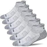 APTYID Men's Cushioned Athletic Running Ankle Socks (6 Pairs)