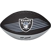 Rawlings NFL Las Vegas Raiders 07731072111NFL Downfield Football (All Team Options), Black, Youth