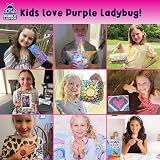 Purple Ladybug Decorate Your Own Photo Frame Mosaic Kit view 12