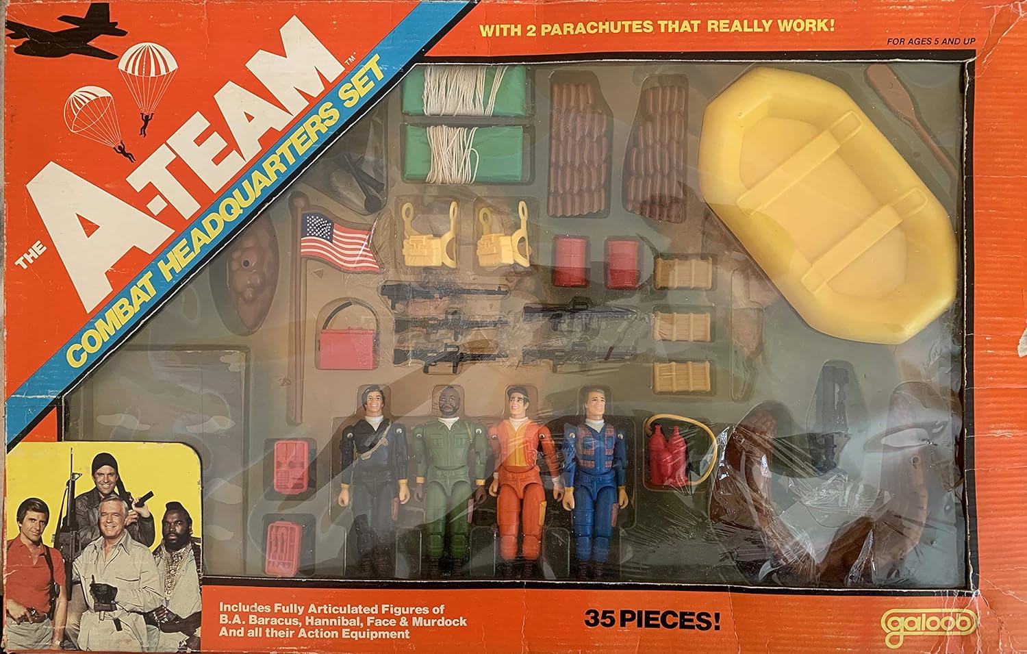 vintage a team figures