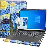 Alapmk Protective Case for Lenovo K14/Yoga Slim 7/ThinkBook 14/ThinkPad L14/IdeaPad 5i 2-in-1/Slim 7i/IdeaPad Slim 5 & Latitude 7450, Starry Night