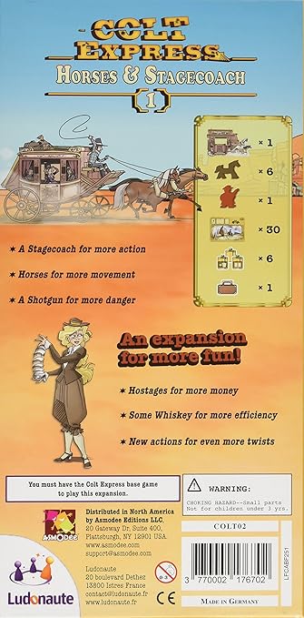 colt express horses & stagecoach