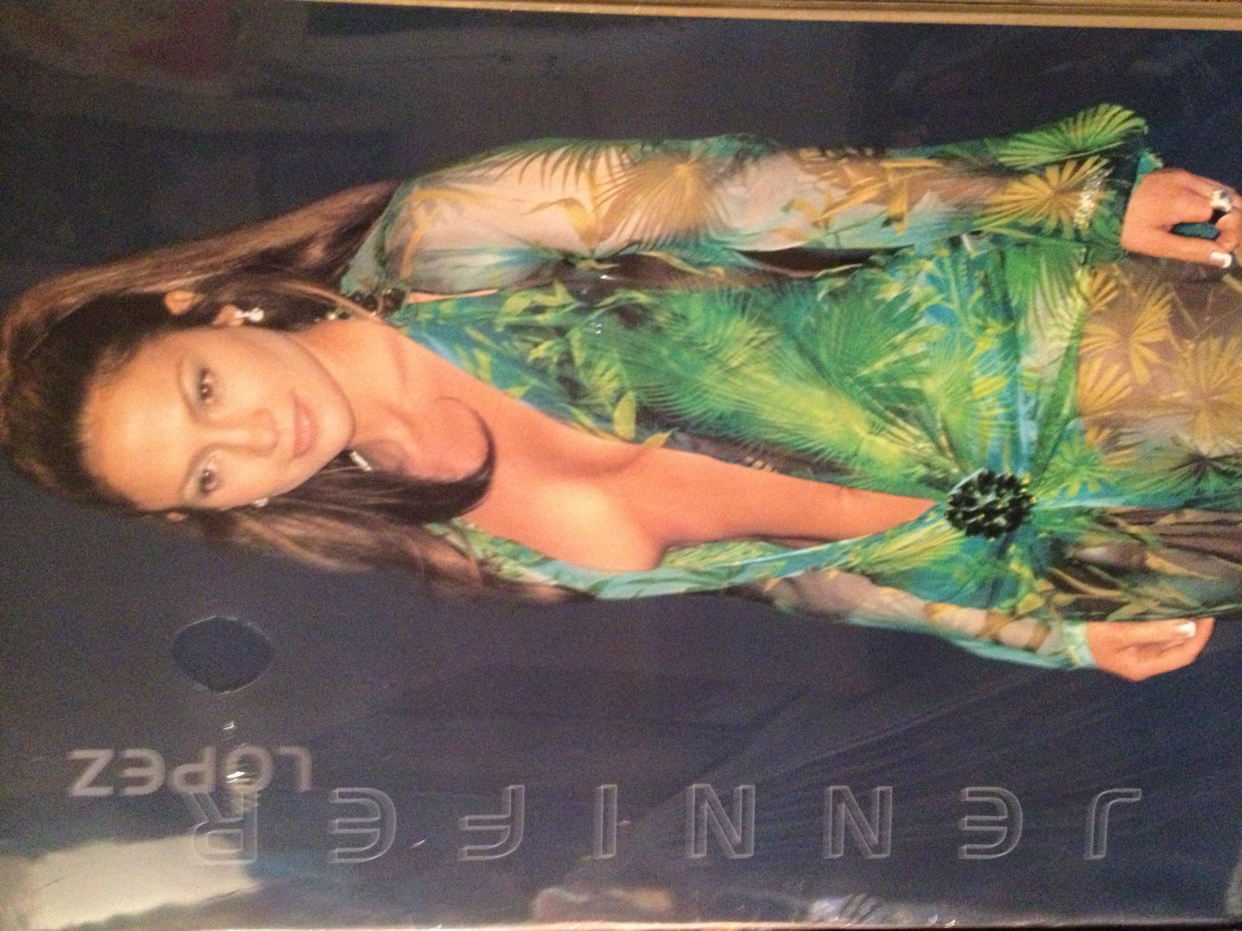 Jenifer Lopez Dress Poster