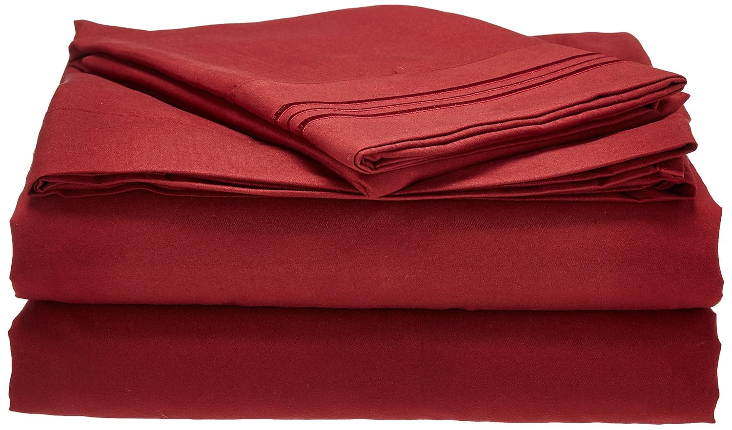 Clara Clark Premier 1800 Collection 3pc Bed Sheet Set- Twin Single Size, Red, XL  eBay