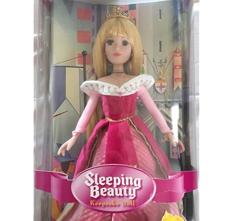 sleeping beauty porcelain keepsake doll