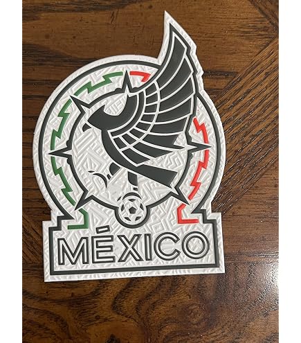 Tijuana Xoloitzcuintles De Caliente Soccer Patch – Iron On / Sew On, 2 Inch, Red