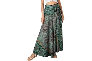 Joob Joob Long Boho Skirts for Women - Bohemian Hippie Maxi Summer Skirt
