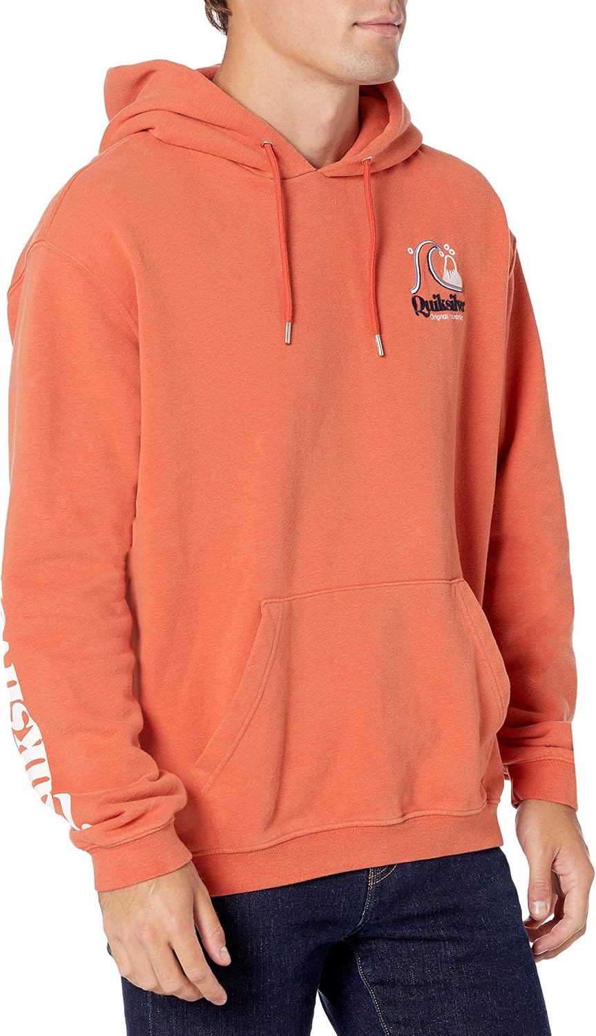 Quiksilver Men's Sweet AS Slab Hood Fleece: Clothing