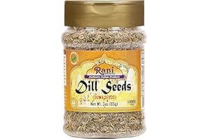 RANI BRAND AUTHENTIC INDIAN PRODUCTS Rani Dill Seeds (Suwa / Sua) Whole, Spice 3oz (85g) PET Jar ~ All Natural | Gluten Friendly | NON-GMO | Kosher | Vegan | Indian Origin, Weed