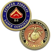 Coins For Anything, Inc Marine Corps E3 Lance Corporal Coin