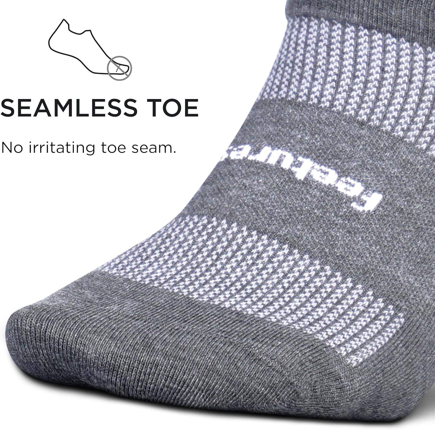 Feetures High Performance Ultra Light No Show Tab Sock Solid: Clothing