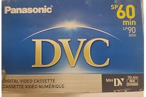 Panasonic AY-DVM60EJ5P MiniDV Tapes (60 Minute, Pack of 5)