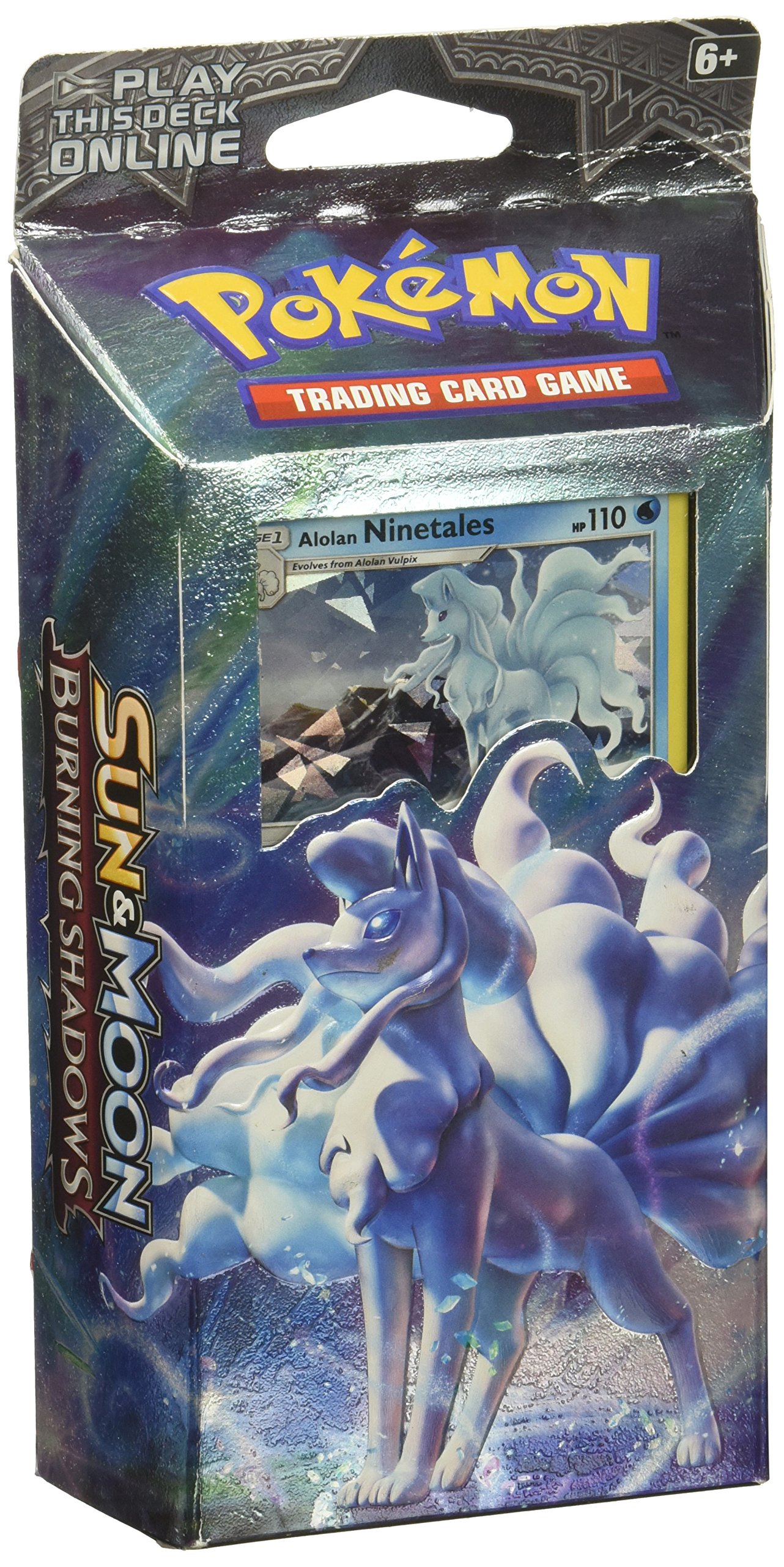 Pokemon TCG Card Game Sun and Moon Burning Shadows Theme Deck - Alolan Ninetales