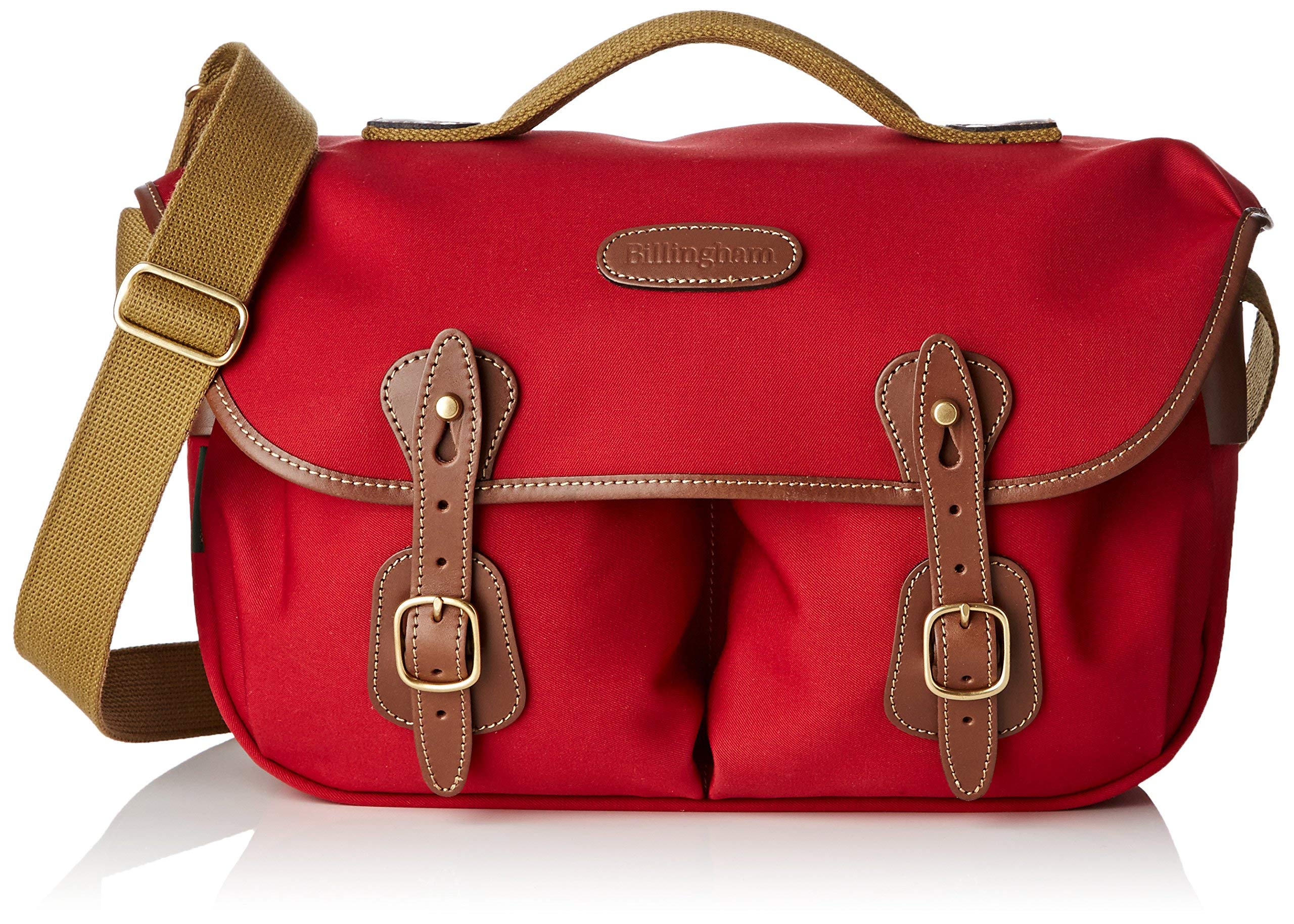 Billingham Hadley Pro Camera Bag (Burgundy Canvas / Chocolate leather)