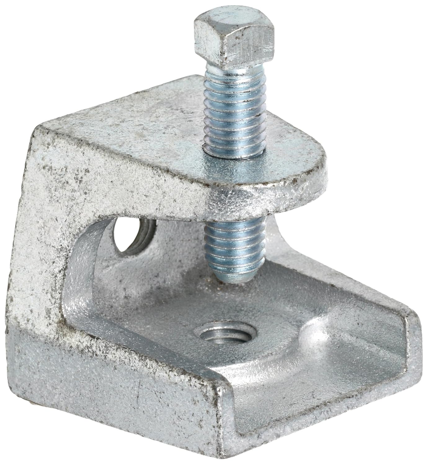 Morris Products 17476 Support Beam Clamp, Mallable, Iron, 1/2"-13 Rod Size, 1/2"-13 Set Screw Size, 750 lbs Max Load: Industrial & Scientific