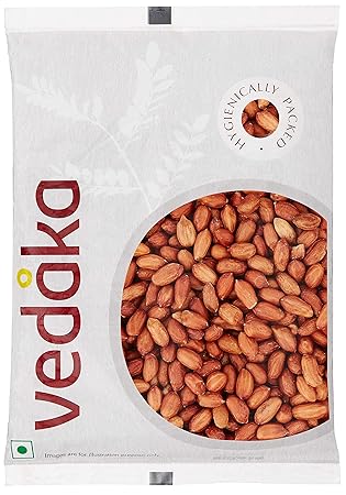 Amazon Brand-Vedaka Raw Peanuts, Red, 1kg