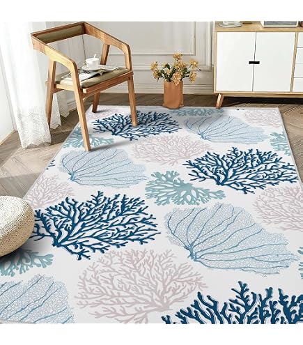 Amazon.com: Lighthouse Rug 8x10-8x10 Rug, Nautical Coastal Area